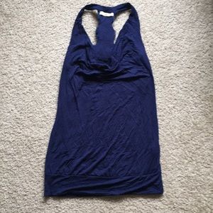 Embroidered flower tank top